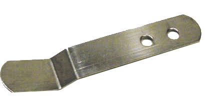 Cage card holder stainless long, without screw
